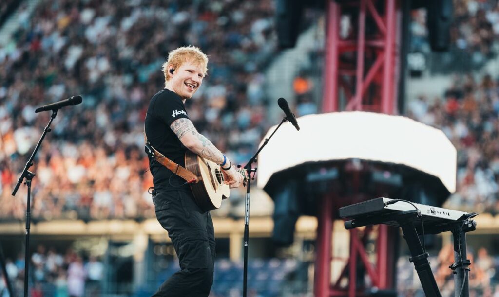 ed sheeran en concert